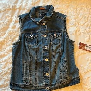 Jean jacket vest
